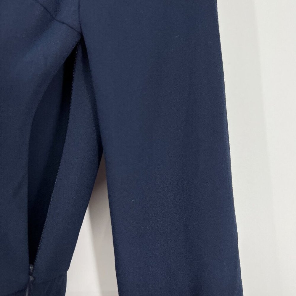Zara Romper Blue Long Sleeve Button Down Front Pockets - Picture 12 of 12